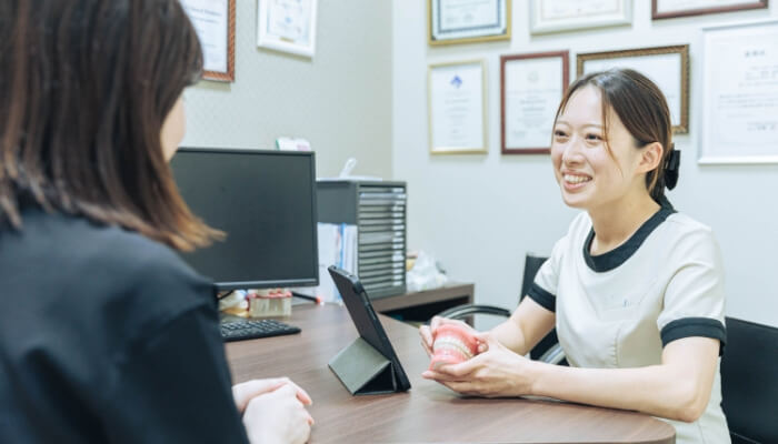 チーム医療で丁寧な説明とカウンセリングを行います