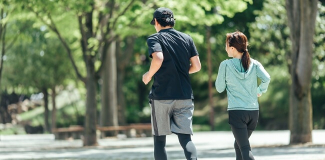 ジョギングなど無理のない範囲で身体を動かす