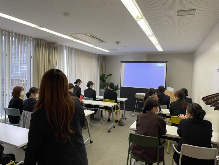 医療法人幸恵会2026年度入社式の様子